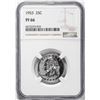Image 1 : 1953 Proof Washington Quarter Coin NGC PF66