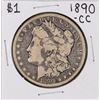Image 1 : 1890-CC $1 Morgan Silver Dollar Coin