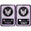 Image 2 : Lot of 1987-1988 $1 Proof American Silver Eagle Coins NGC PF69 Ultra Cameo
