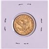 Image 2 : 1891-CC $5 Liberty Head Half Eagle Gold Coin