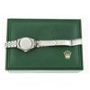 Image 9 : Rolex Ladies Stainless Steel Diamond and Emerald Datejust Wristwatch