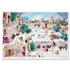Image 1 : Katz (1926-2010) "Wailing Wall Plaza" Limited Edition Serigraph On Paper