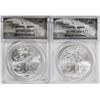 Image 1 : Lot of 2011-2012 $1 American Silver Eagle Coins ANACS MS69