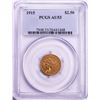 Image 1 : 1915 $2 1/2 Indian Head Quarter Eagle Gold Coin PCGS AU53