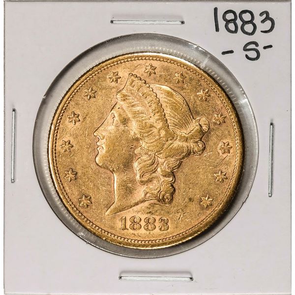 1883-S $20 Liberty Head Double Eagle Gold Coin