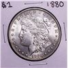 Image 1 : 1880 $1 Morgan Silver Dollar Coin