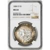 Image 1 : 1884-O $1 Morgan Silver Dollar Coin NGC MS64 Nice Toning