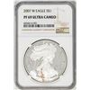 Image 1 : 2007-W $1 Proof American Silver Eagle Coin NGC PF69 Ultra Cameo