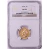 1874 $3 Indian Princess Head Gold Coin NGC AU55