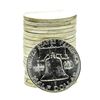 Image 2 : Roll of (20) Brilliant Uncirculated 1958-D Franklin Half Dollar Coins