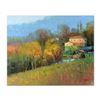 Image 1 : Ming Feng "Wooded Estate" Original Oil Painting on Canvas