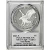 Image 2 : 2021-S Type 2 $1 American Silver Eagle Coin PCGS PR70DCAM Emily Damstra Signature FS