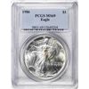 1986 $1 American Silver Eagle Coin PCGS MS69