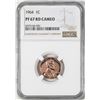 Image 1 : 1964 Proof Lincoln Wheat Cent Coin NGC PF67RD Cameo