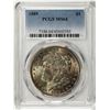 Image 1 : 1889 $1 Morgan Silver Dollar Coin PCGS MS64 Nice Toning