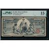 Image 1 : 1896 $2 Educational Silver Certificate PMG 15