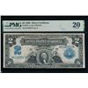 Image 1 : 1899 $2 Mini Porthole Silver Certificate PMG 20