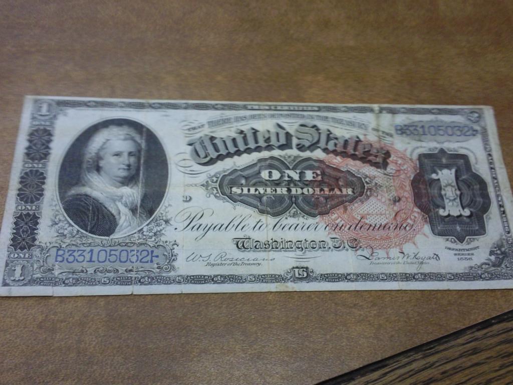 1886 Martha Washington One Dollar Silver Cert.