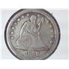 Image 1 : 1858 Seated Liberty Quarter (Fine+)