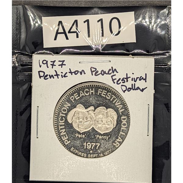 1977 Penticton Beach Festival Dollar (A4110)