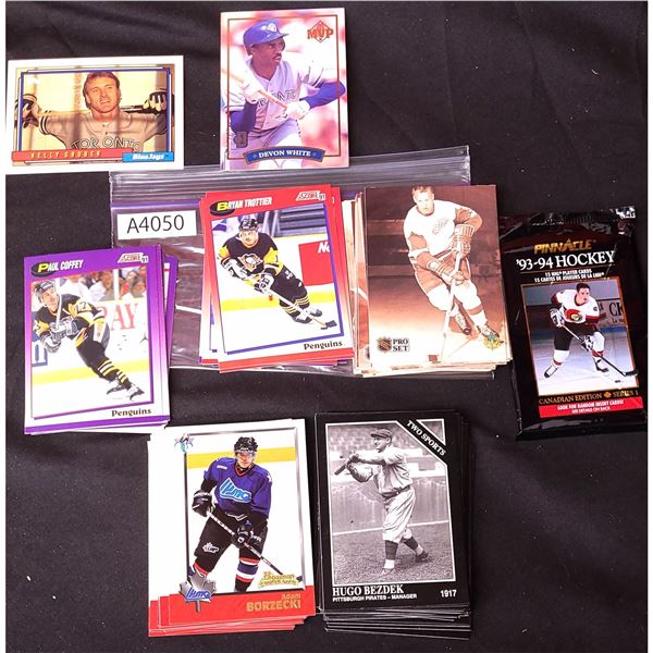 Mixed Hockey Cards, vintage including one unopened pack (A4050)