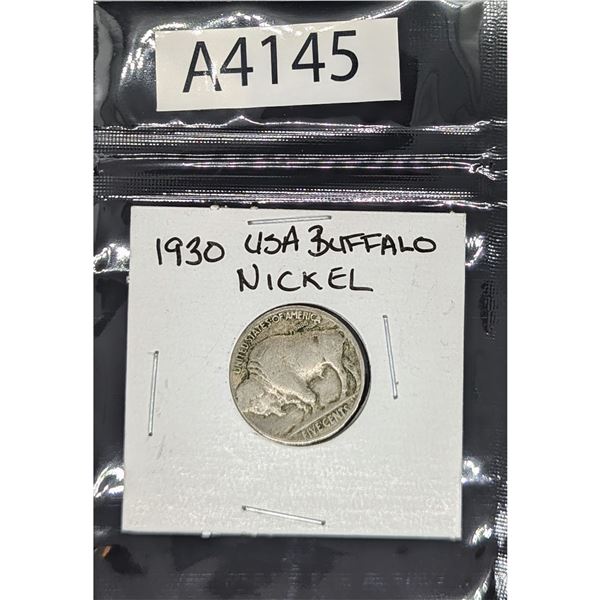 1930 USA Buffalo Nickel (A4145)