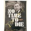 Image 1 : James Bond No Time to Die Daniel Craig signed mini poster