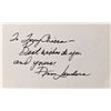 Image 1 : Ann Landers signed note