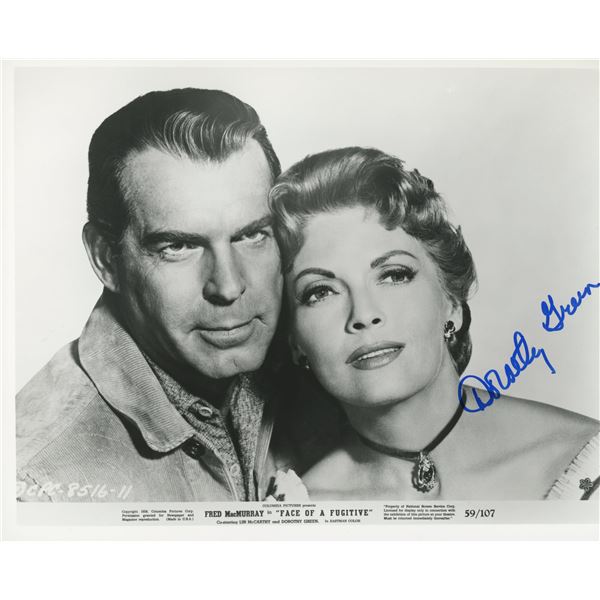 Face of a Fugitive Dorothy Green signed movie photo