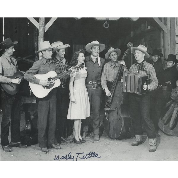 Country singer Wesley Tuttle signed photo