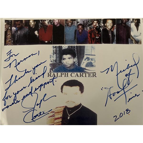 Ralph Carter signed photo collage