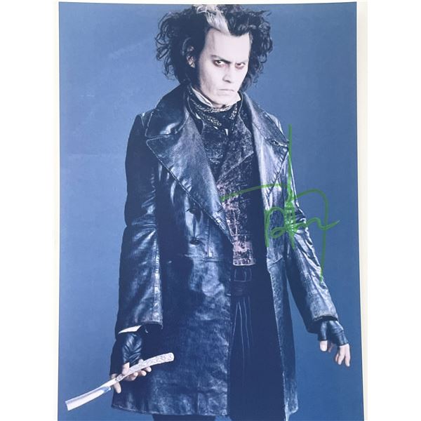 Sweeny Todd Johnny Depp signed photo