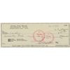 Image 1 : Gloria Pall signed check