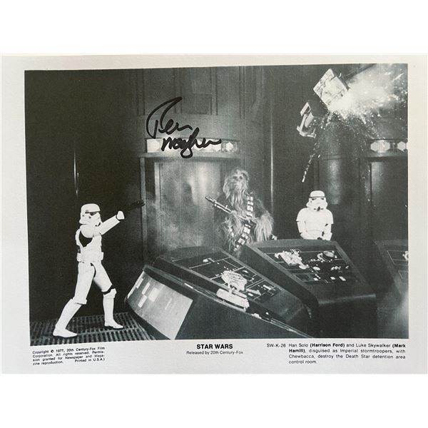 Star Wars Peter Mayhew signed photo