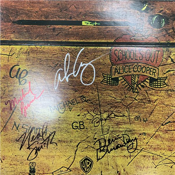 Alice Cooper School's Out signed album