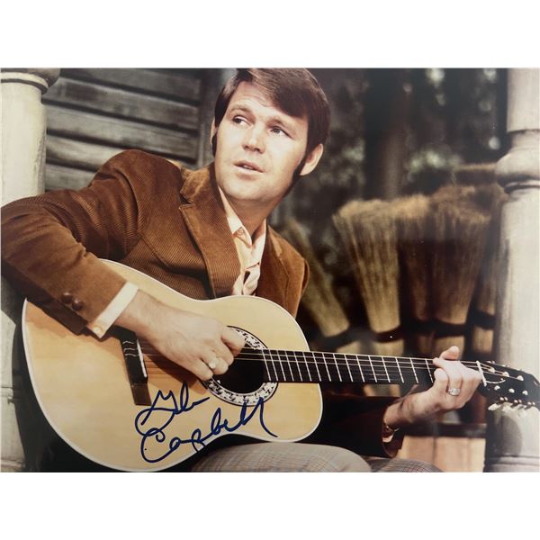 Glen Campbell signed photo