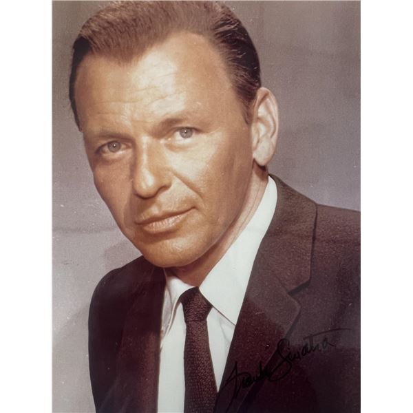 Frank Sinatra signed photo