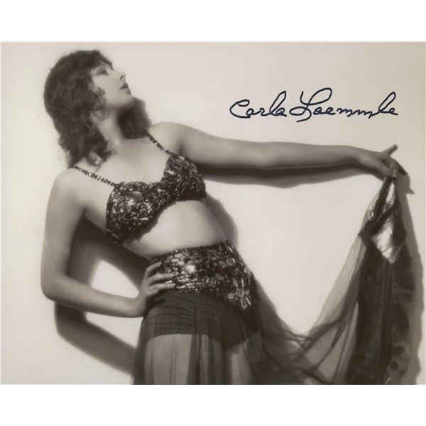 Carla Laemmle signed photo