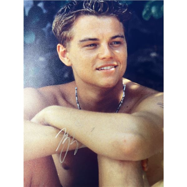 The Beach Leonardo DiCaprio signed movie photo