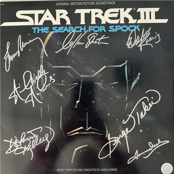 Star Trek signed original "Star Trek III: The Search For Spock" soundtrack album