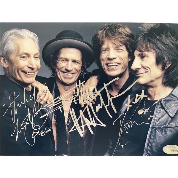 The Rolling Stones signed photo
