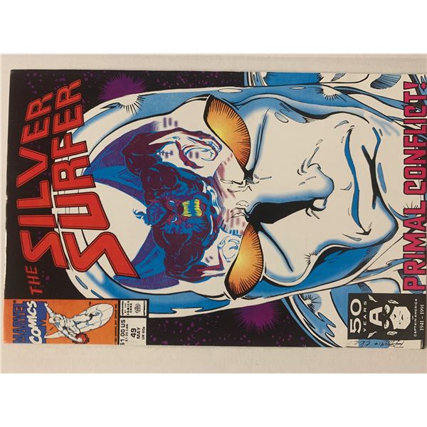 The Silver Surfer Marvel Comic Book #49