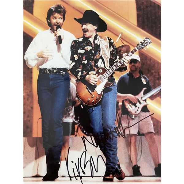 Country music duo Brooks & Dunn signed photo