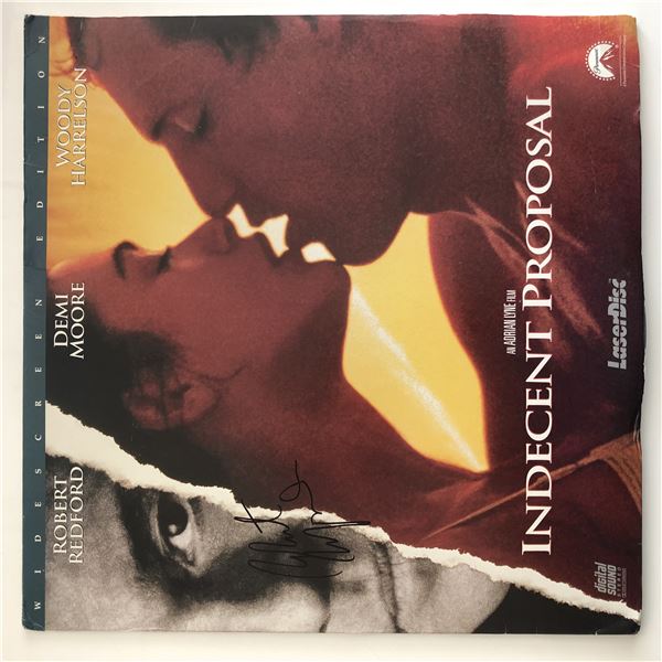 Robert Redford Indecent Proposal signed laser disc