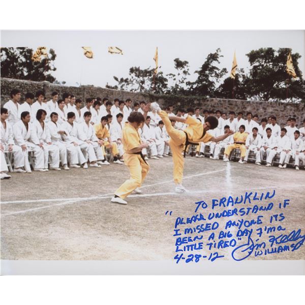 Enter the Dragon Jim Kelly signed movie photo