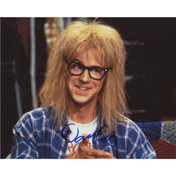Wayne's World Dana Carvey signed movie photo