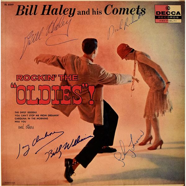Bill Haley RockinÕ The Oldies! signed album