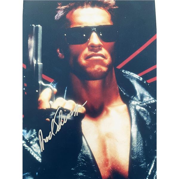 The Terminator Arnold Schwarzenegger signed movie photo