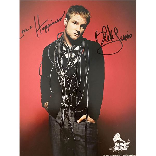 Blake Lewis signed photo