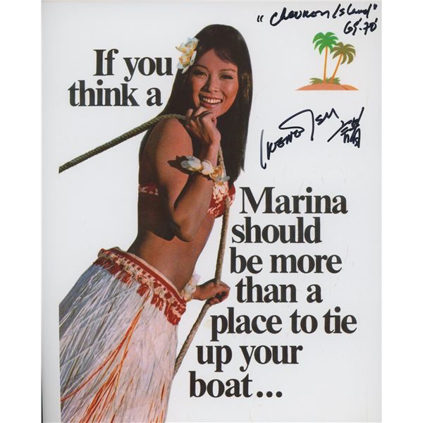 Wiki wiki dollar Irene Tsu signed Chevron advertising campaign photo